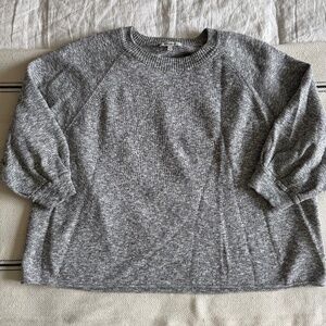Madewell marled gray sweatshirt